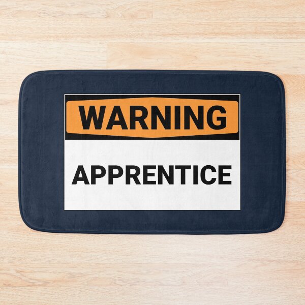 Item preview, Warning Apprentice Sign designed and sold by Sour Soul.