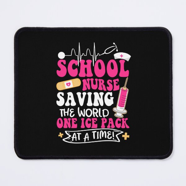 Item preview, School Nurse Saving The World One Ice Pack at a Time designed and sold by Scotte-Swiercz.