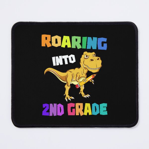 Item preview, Kids Roaring Into 2nd Grade T-Rex Dinosaur First Day Of School  designed and sold by omgsavariya.