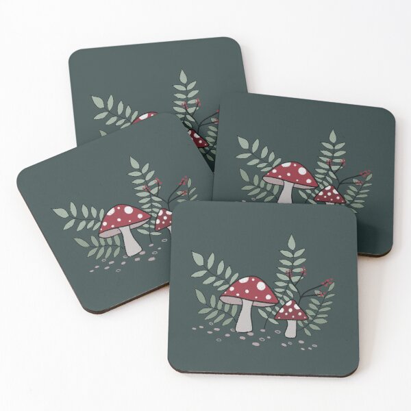 Item preview, Mushroom with Foliage designed and sold by HannahOSteen.