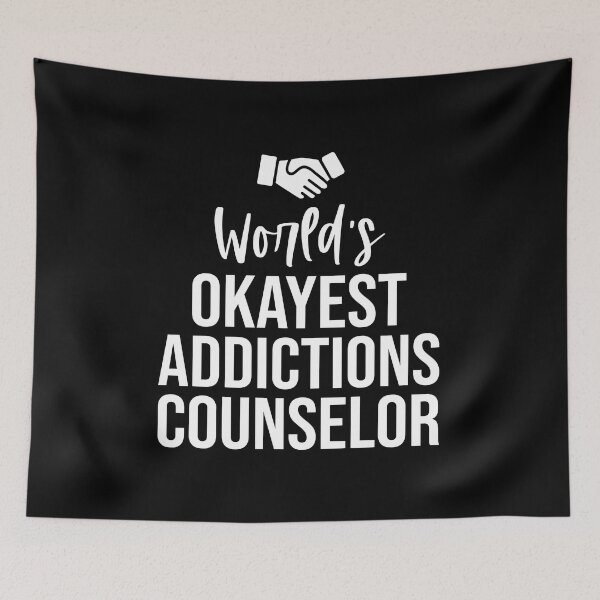Item preview, World's Okayest Addictions Counselor: Substance Abuse Funny Addiction Counselor Gift designed and sold by Adexyl.