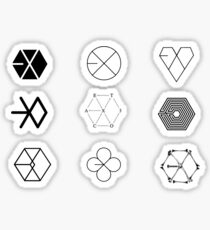 EXO throughout the years Sticker