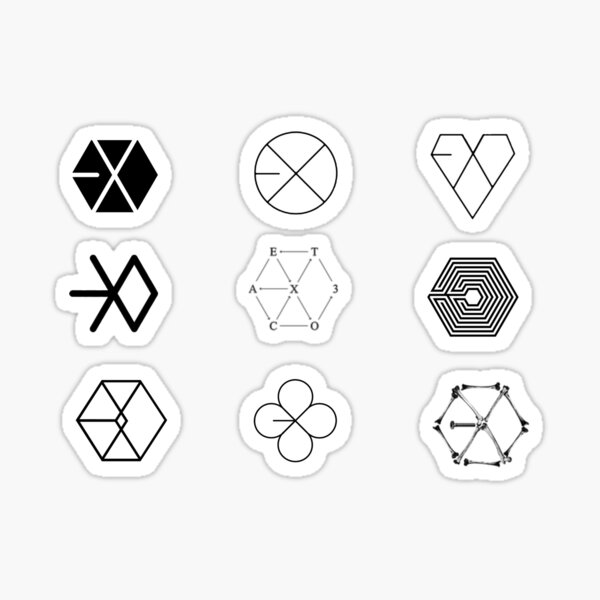 exo stickers redbubble