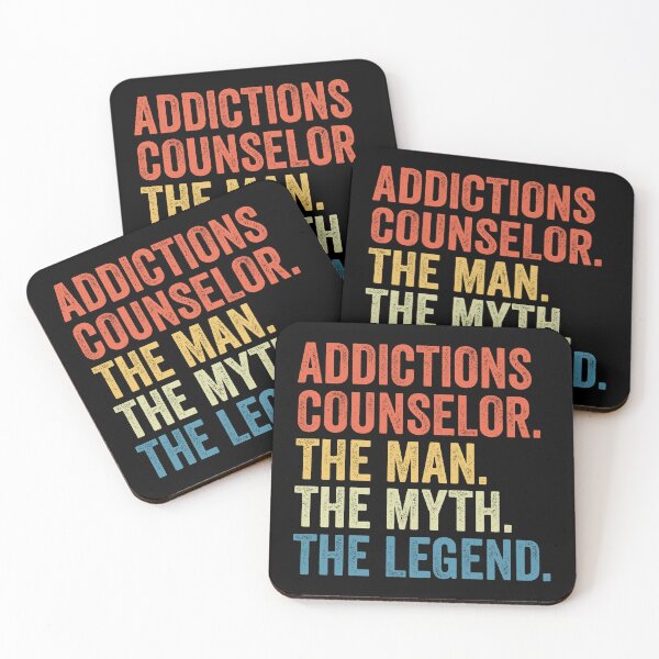 Item preview, Addictions Counselor The Man The Myth The Legend: Substance Abuse Funny Addiction Counselor Gift designed and sold by Adexyl.