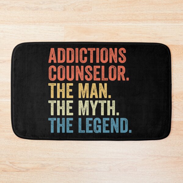Item preview, Addictions Counselor The Man The Myth The Legend: Substance Abuse Funny Addiction Counselor Gift designed and sold by Adexyl.