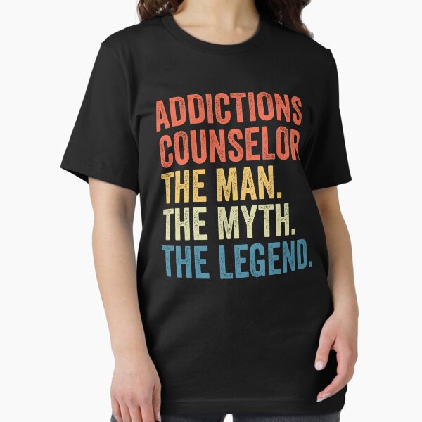 Item preview, Addictions Counselor The Man The Myth The Legend: Substance Abuse Funny Addiction Counselor Gift designed and sold by Adexyl.
