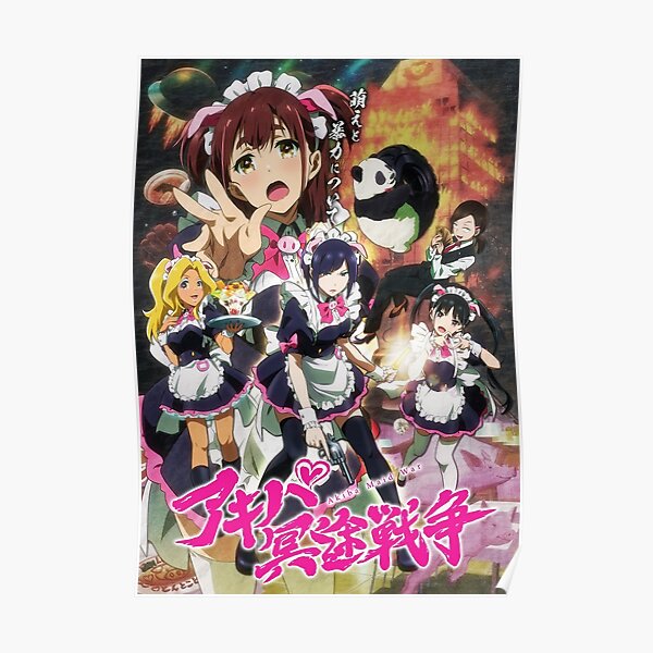 &ldquo;Akiba Maid War&rdquo; Poster for Sale by OtakuWord | Redbubble
