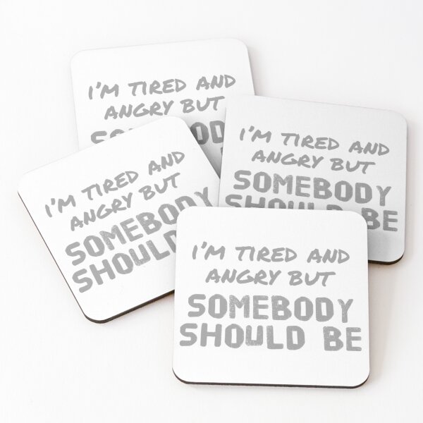 Item preview, Somebody Should Be (Grey) designed and sold by UnicornPeeps.