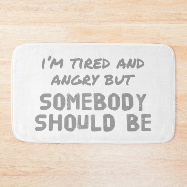 Item preview, Somebody Should Be (Grey) designed and sold by UnicornPeeps.