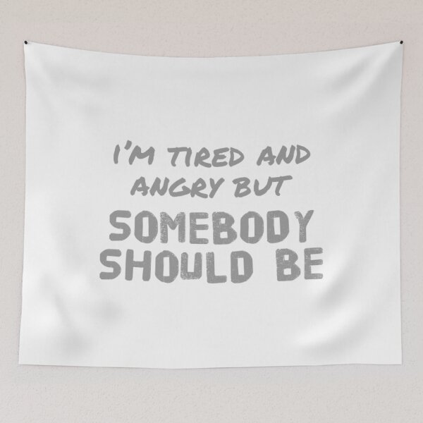 Item preview, Somebody Should Be (Grey) designed and sold by UnicornPeeps.