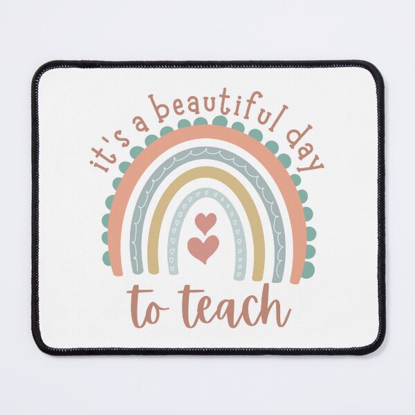 Item preview, It's a Beautiful Day to Teach - Early Childhood Education - Education - Teacher - Teachers - Pastel Rainbow designed and sold by Ausome Behavior.