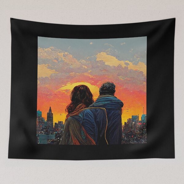 Item preview, Lovers Ai Painting  designed and sold by Goodiestags.