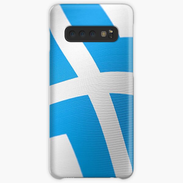 Blue Stylized Cross Samsung Galaxy Snap Case