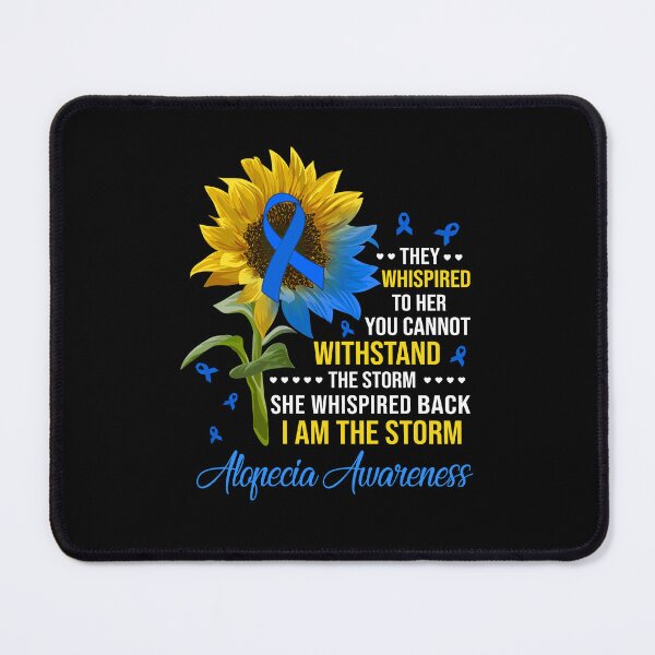 Item preview, Sunflower Ribbon Alopecia Areata Awareness designed and sold by Scotte-Swiercz.