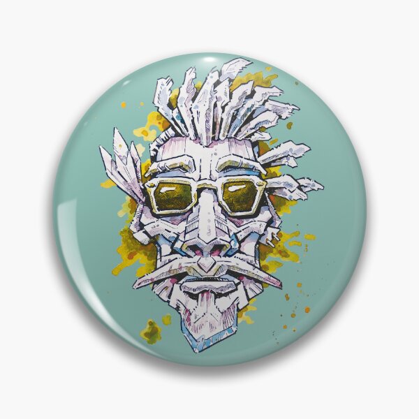 Item preview, Mask of a relaxed dude wearing sunglasses designed and sold by Fernand de Wolf.