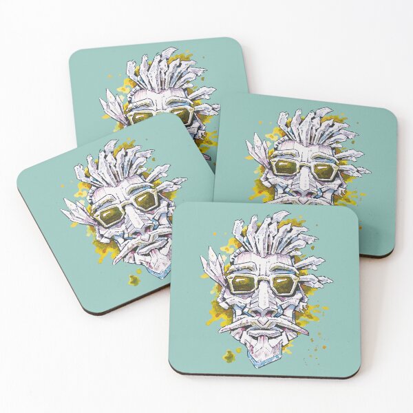 Item preview, Mask of a relaxed dude wearing sunglasses designed and sold by Fernand de Wolf.