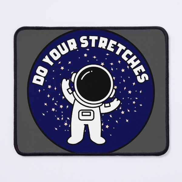 Item preview, Do Your Stretches Cute Astronaut Circle  designed and sold by Pink Ribbon.