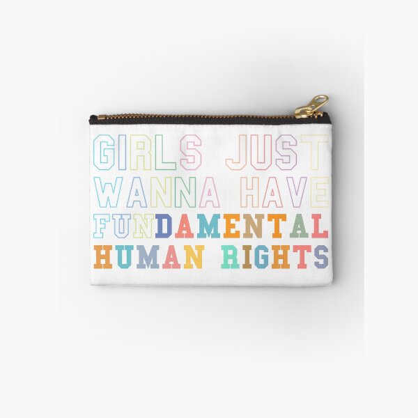 Item preview, WOMENS Just Want to Have Fundamental Human Rights designed and sold by kotsdesign.