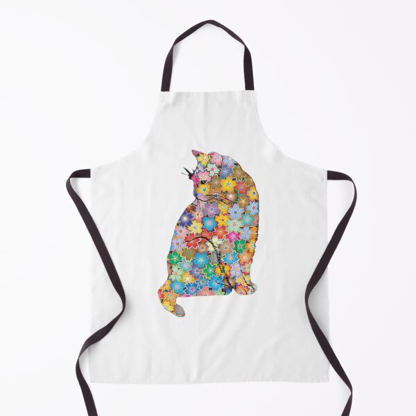 Item preview, Flower Cat Colored Design designed and sold by Thonja.