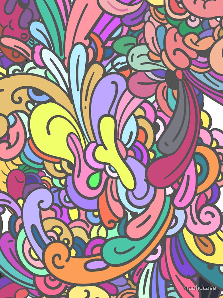 Thumbnail 5 of 5, iPhone Case, Colorful Abstract designed and sold by maahdcase.