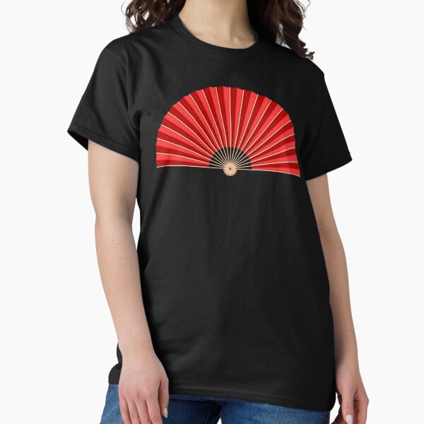 Item preview, Red handheld folding fan designed and sold by MbyMorganK.