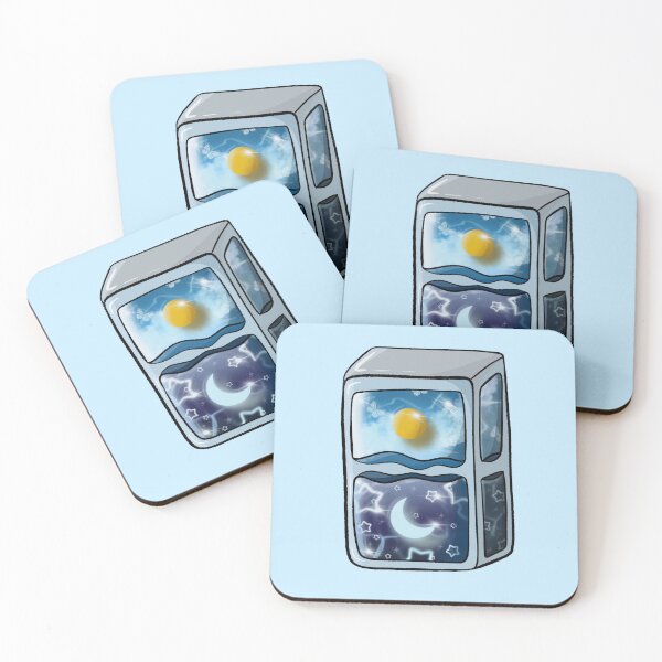 Item preview, Cute kawaii day and night drink art designed and sold by GraphicsByGabby.