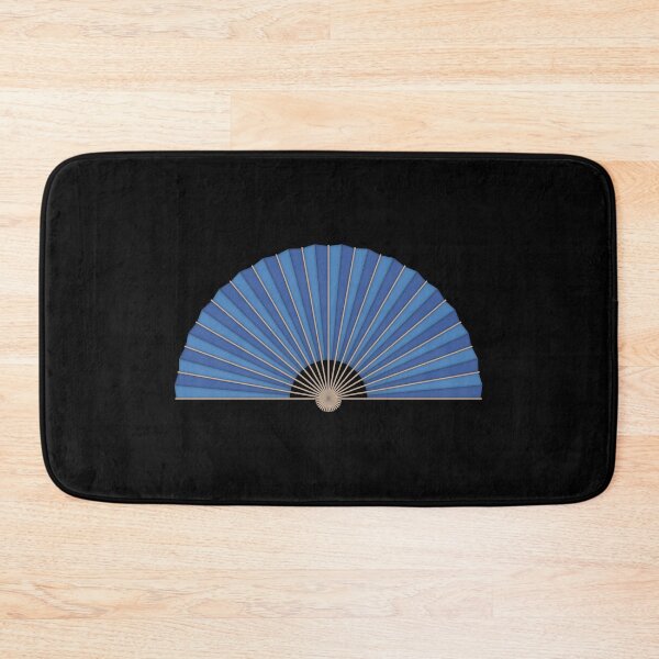 Item preview, Blue handheld folding fan designed and sold by MbyMorganK.