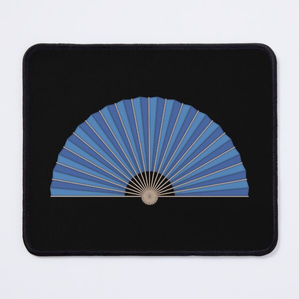 Item preview, Blue handheld folding fan designed and sold by MbyMorganK.