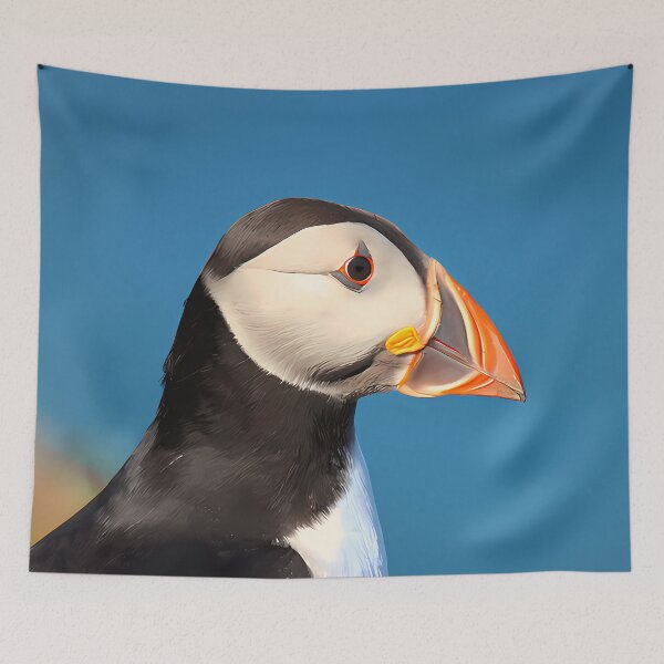 Item preview, Puffin illustration designed and sold by AlexSin.