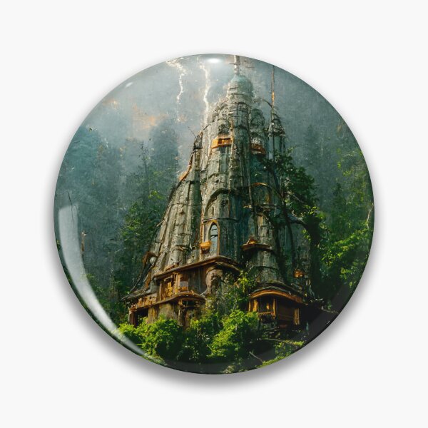 Item preview, Fantasy Art, Forest, Temple designed and sold by shokA Design.