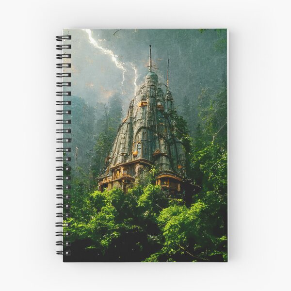 Item preview, Fantasy Art, Forest, Temple designed and sold by shokA Design.