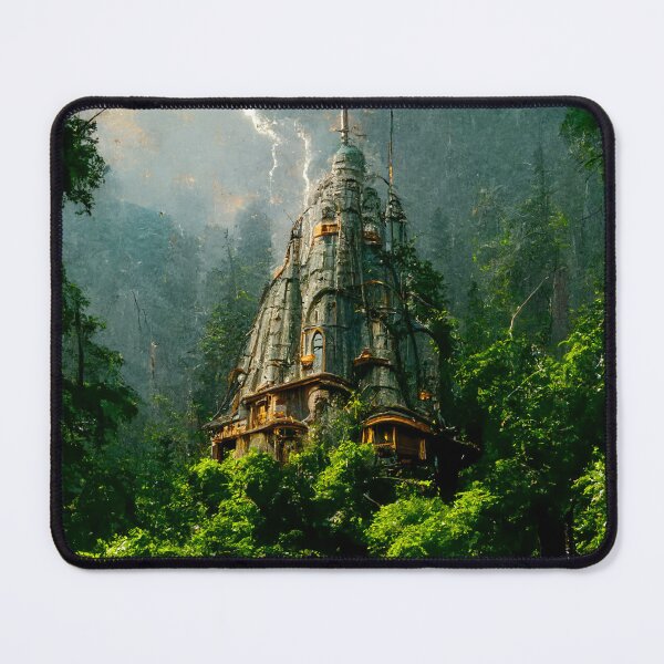 Item preview, Fantasy Art, Forest, Temple designed and sold by shokA Design.