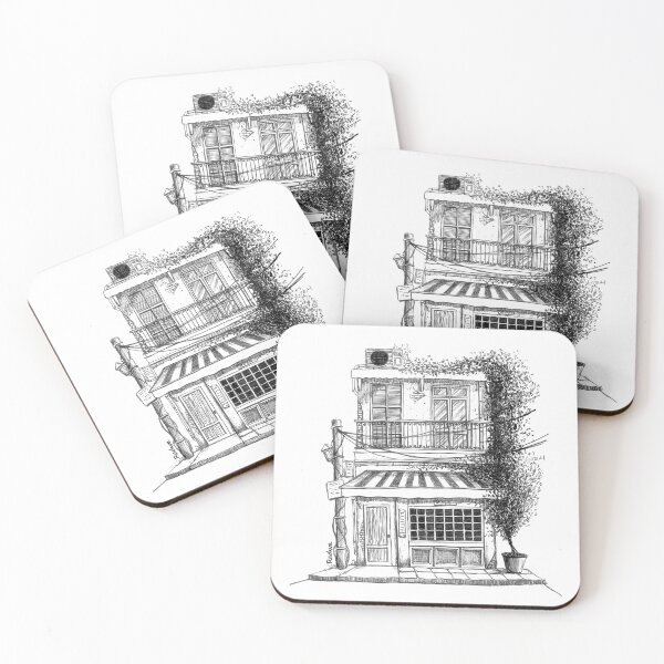 Item preview, house sketch, architecture sketch art, ink drawing, architecture drawing, sketch art, hand drawn house sketch, line art designed and sold by CandyBrush.