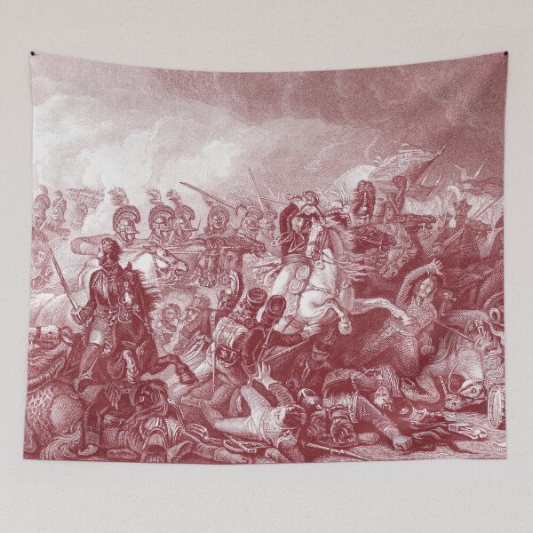 Item preview, Red Chinoiserie - Wellington at Waterloo designed and sold by deusrex007.