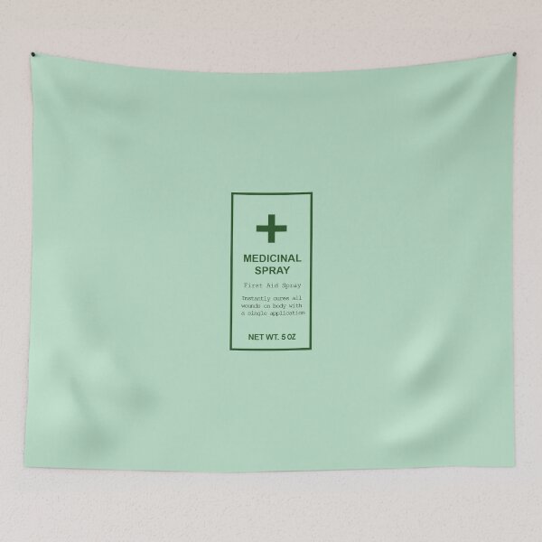 Item preview, Medical first aid spray label designed and sold by mr-serious-yt.