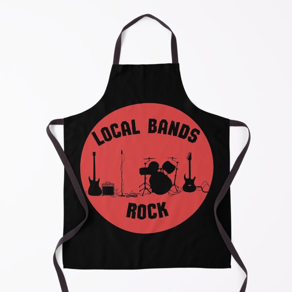 Item preview, Local Bands Rock Black And Red Circle designed and sold by Pink Ribbon.