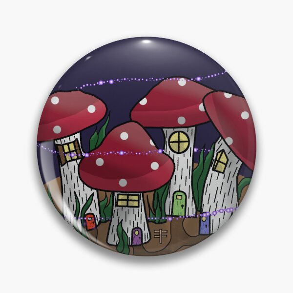Item preview, Mushroom Village designed and sold by ANJJones.