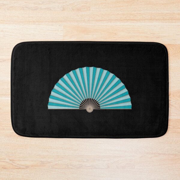 Item preview, Teal handheld folding fan designed and sold by MbyMorganK.