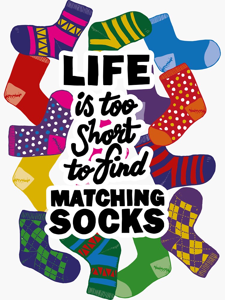 "Odd Socks Wellbeing Mental Health" Sticker for Sale by woahtherepickle