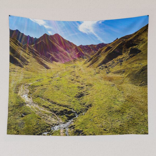 Item preview, Gorgeous Valley in the Mountains in Autumn Colors designed and sold by oneperception.