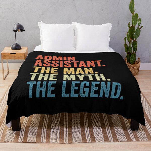 Item preview, Admin Assistant The Man The Myth The Legend: Funny Administrative Assistant Gift designed and sold by Adexyl.