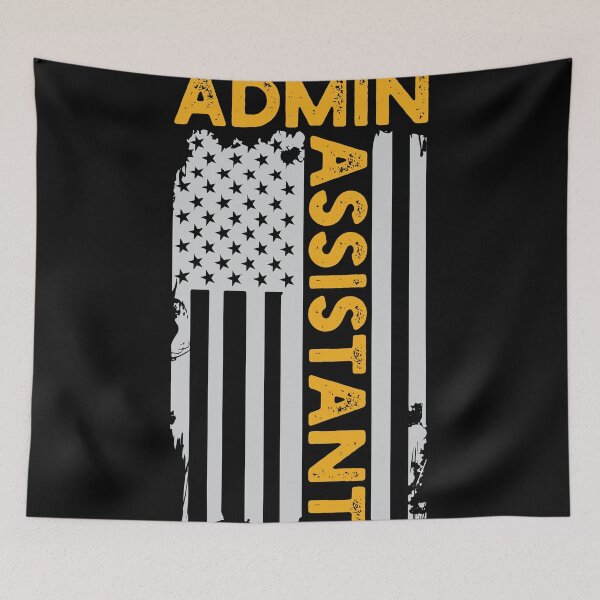 Item preview, Admin Assistant USA Flag: Funny Administrative Assistant Gift designed and sold by Adexyl.