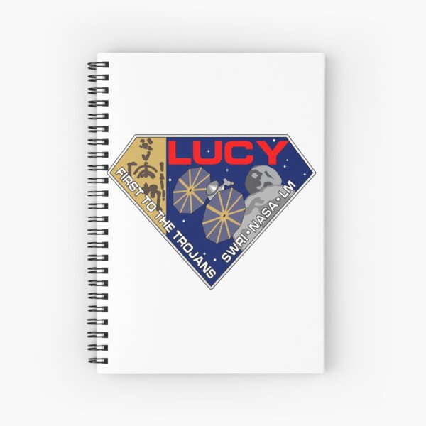 Lucy Mission Logo Spiral Notebook
