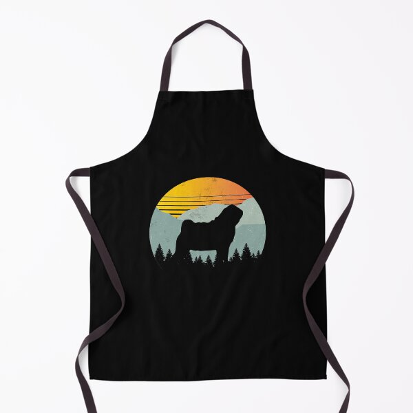 Item preview, Vintage Country Retro Sun Sky Pug Dog Gift designed and sold by Guarddogdrive.
