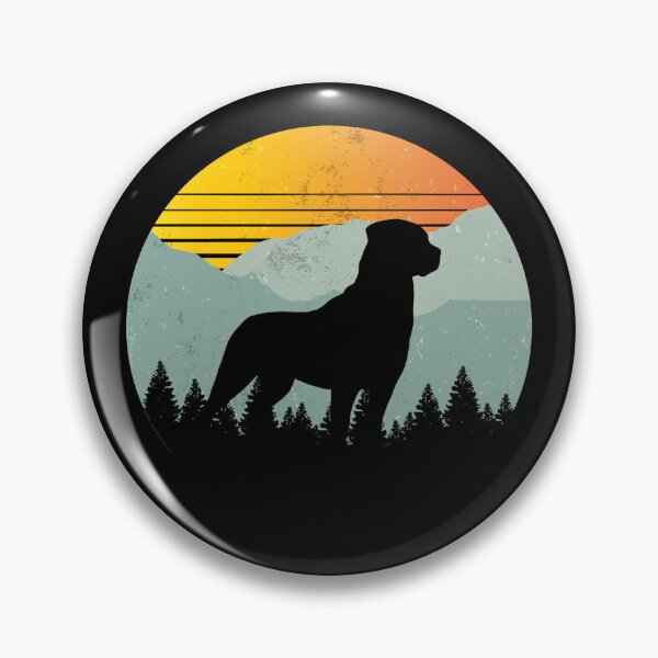 Artikelvorschau, Vintages Land Retro Sun Sky Rottie Hundegeschenk entworfen und verkauft von Guarddogdrive.