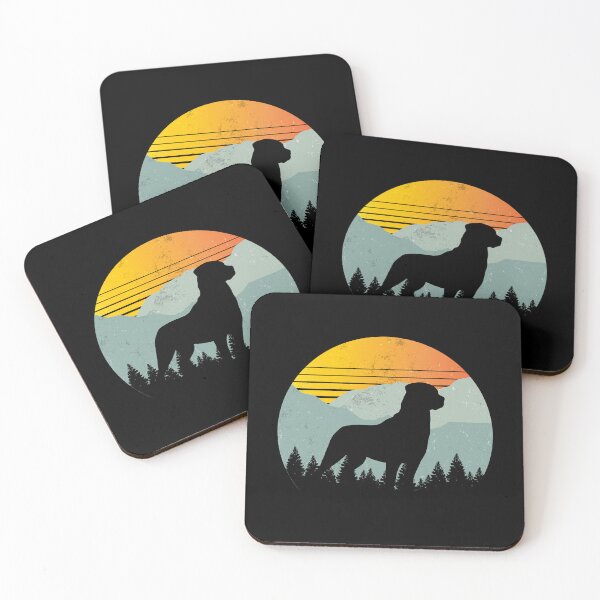 Item preview, Vintage Country Retro Sun Sky Rottie Dog Gift  designed and sold by Guarddogdrive.
