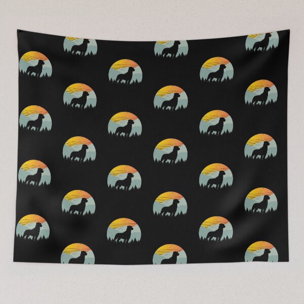 Item preview, Vintage Country Retro Sun Sky Rottie Dog Gift  designed and sold by Guarddogdrive.
