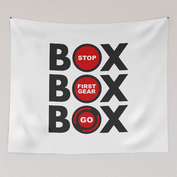 Item preview, "Box Box Box" F1 Pitstop Lollipop Design designed and sold by David Speed Design.