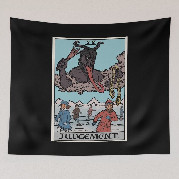 Item preview, Judgement by Krampus Tarot Card  designed and sold by TheGhoulishGarb.