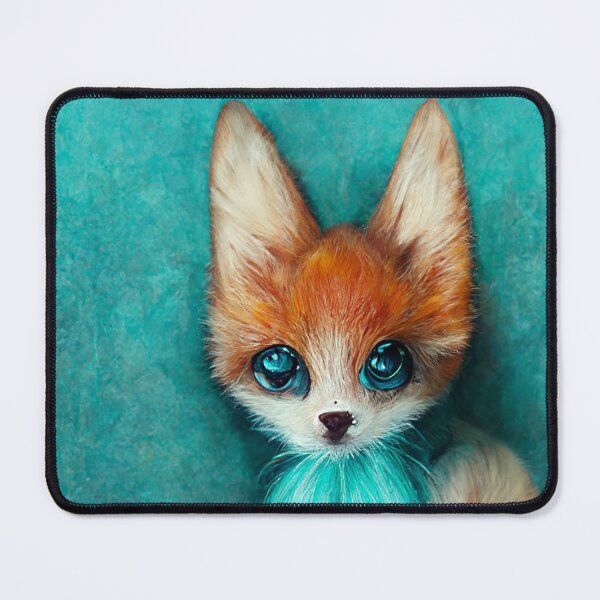 Item preview, Turquoise Kawaii Fox designed and sold by Staibshine.